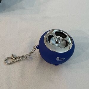 Blue and Silver Portable Speaker